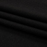 Black Stretch Rayon Jersey