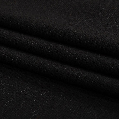 Black Stretch Rayon Jersey