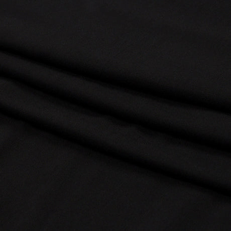 Black Stretch Rayon Jersey