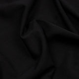 Black Stretch Rayon Jersey