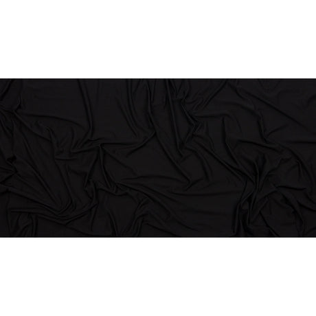 Black Stretch Rayon Jersey