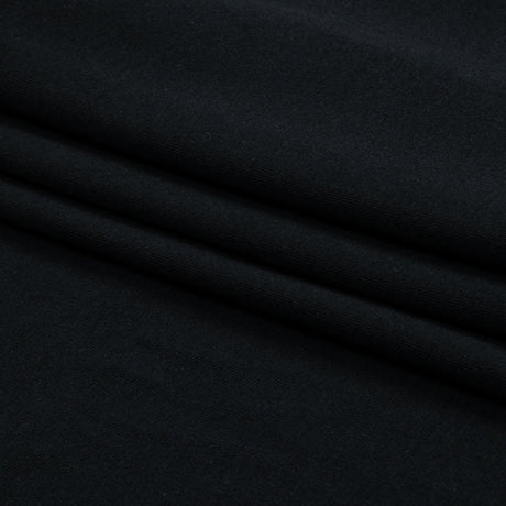Midnight Navy Stretch Rayon Jersey