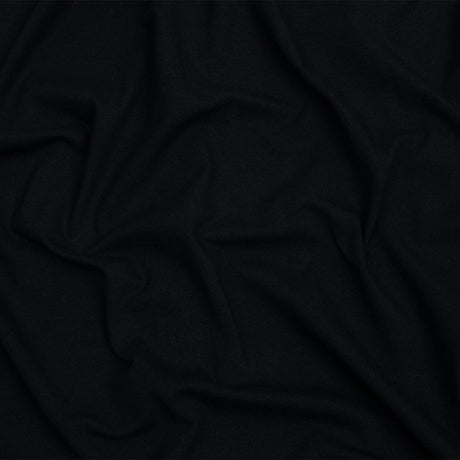 Midnight Navy Stretch Rayon Jersey