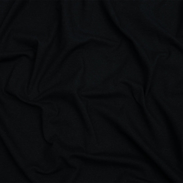 Midnight Navy Stretch Rayon Jersey