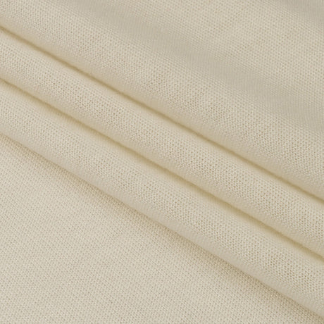 Off White Lightweight Rayon Jersey