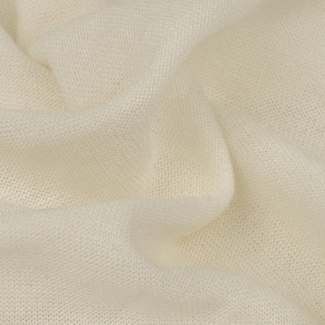 Off White Lightweight Rayon Jersey