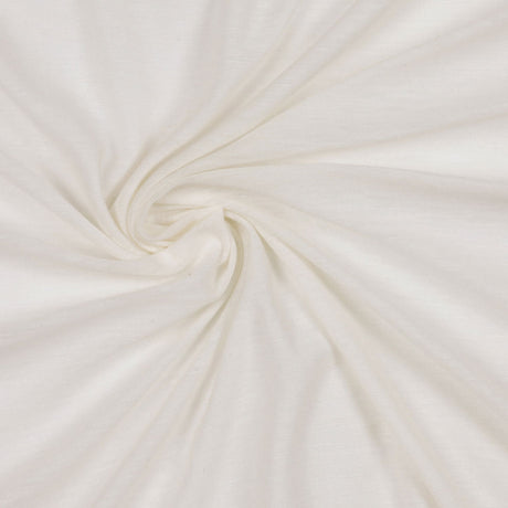 Ivory Tissue-Weight Rayon Jersey
