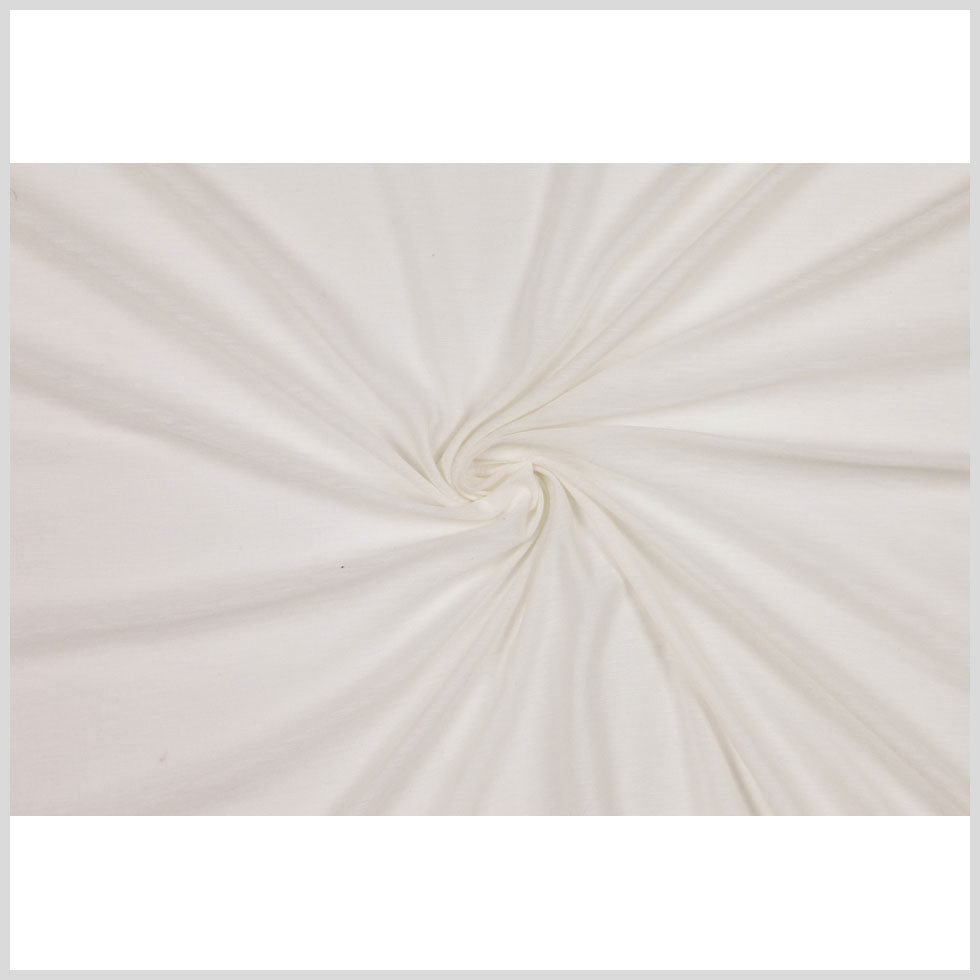 Ivory Tissue-Weight Rayon Jersey