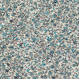 Italian Blue, Turquoise and White Floral Polyester Jersey