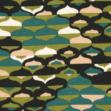 Italian Multicolor Stretch Rayon Jersey Print