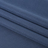 Dark Blue Rayon Pique Knit
