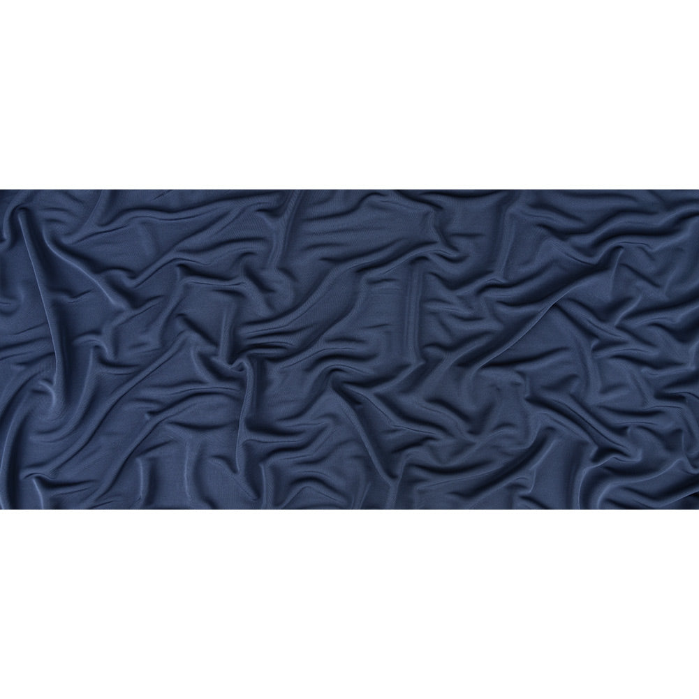 Dark Blue Rayon Pique Knit