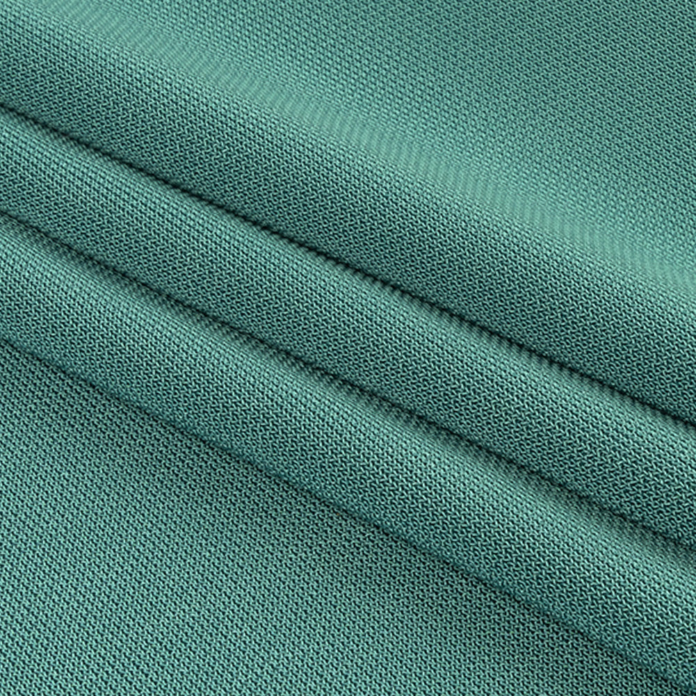 Lake Blue Rayon Pique Knit