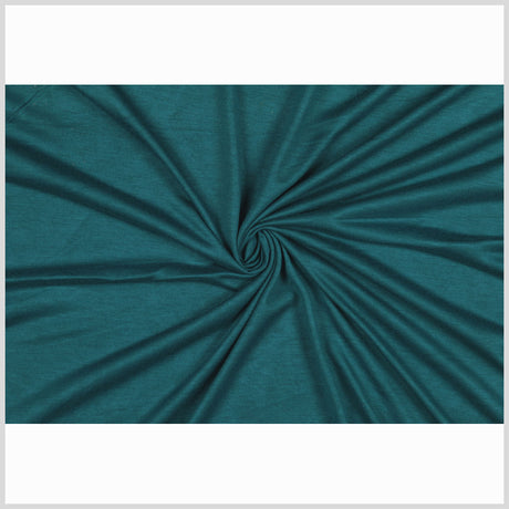 Deep Turquoise Stretch Rayon Jersey