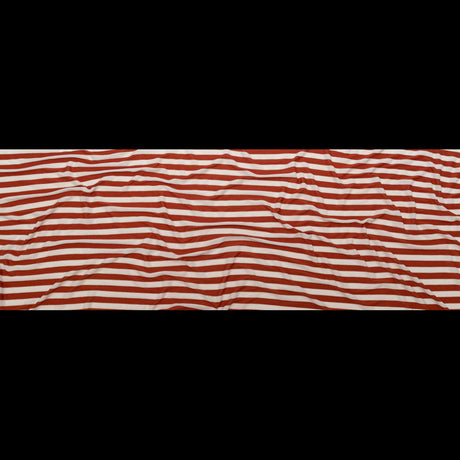 Italian Dew, Ginger and Metallic Gold Coast Bengal Striped Rayon Jersey