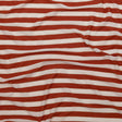 Italian Dew, Ginger and Metallic Gold Coast Bengal Striped Rayon Jersey
