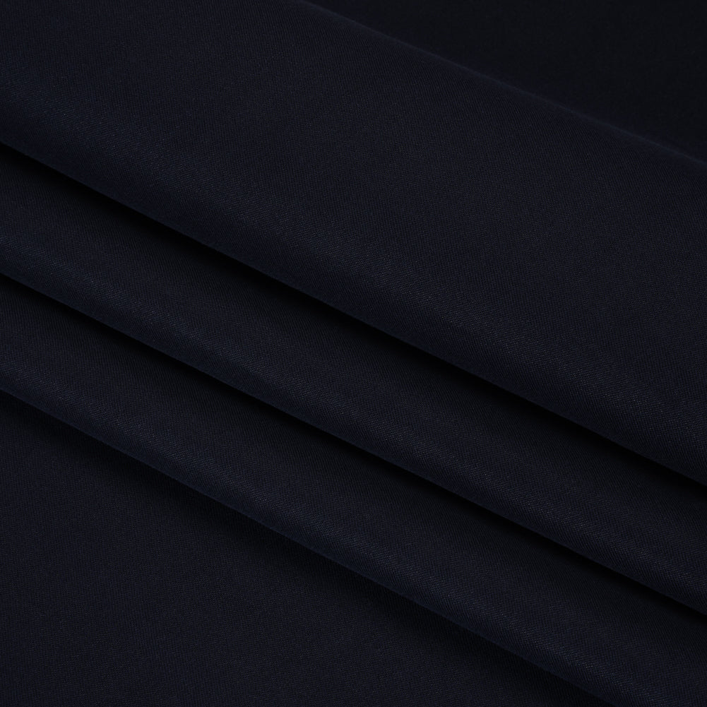 Rayon and Cotton Twill - Navy - Deadstock