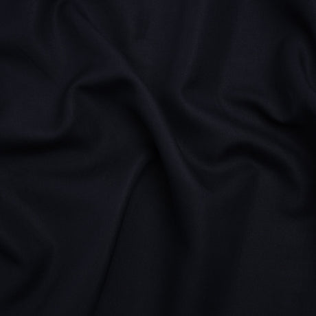 Rayon and Cotton Twill - Navy - Deadstock