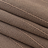 Warm Taupe Blended Crepe with Tactile Stripes