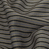 Gray, Daisy Daze and Royal Purple Striped Blended Rayon Woven