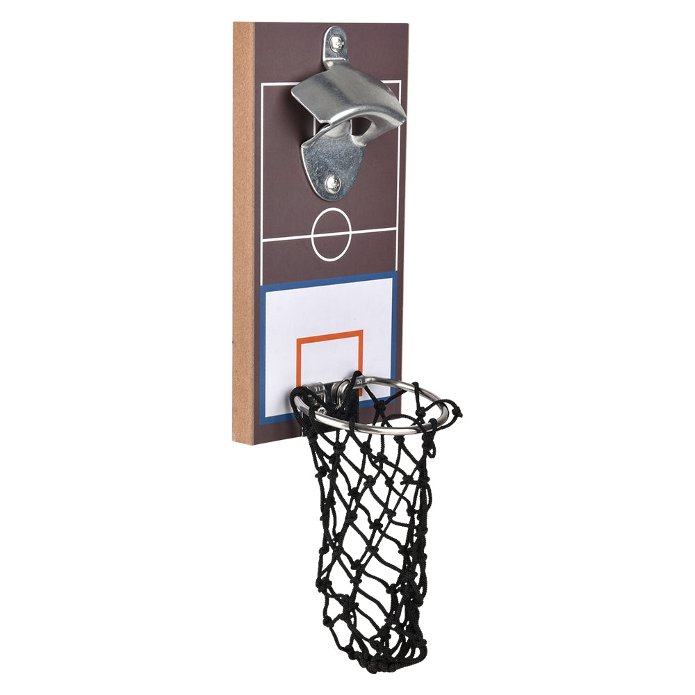 Basketball Wall Mount Bottle Opener 7.75"