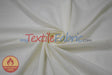 120 Inch Flame Retardant Ivory Cotton Sheeting Fabric - Ivory Solid, 120" Width (By The Yard)