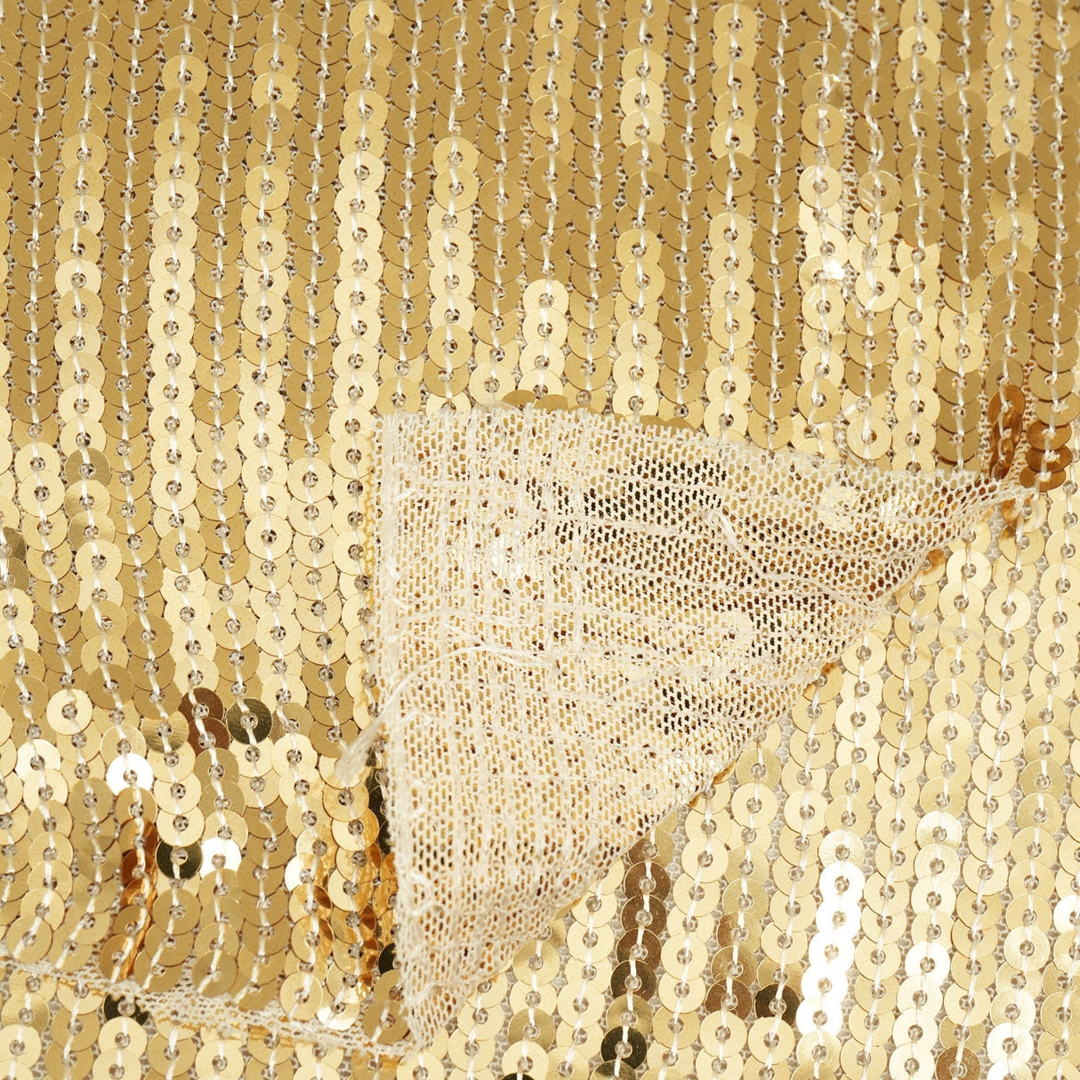Flounce Fringe Stretch Mesh Sequin Fabric - Silver, Black, Gold, Red, 51/52" Width (1 Yard)