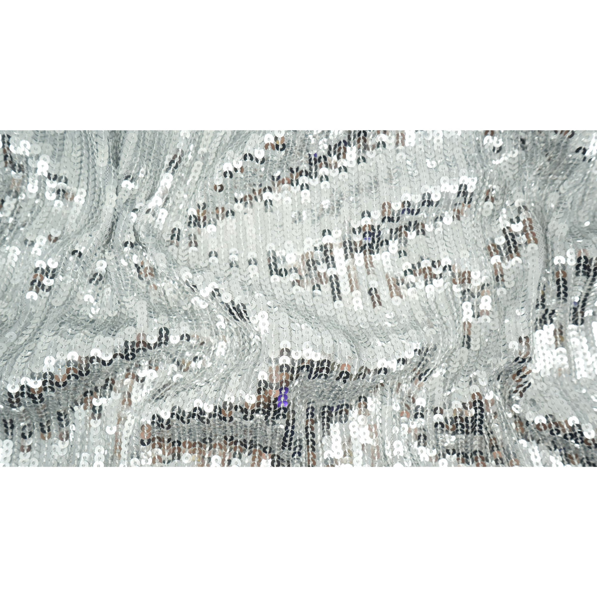 Sequin Fringe Stretch Mesh Fabric