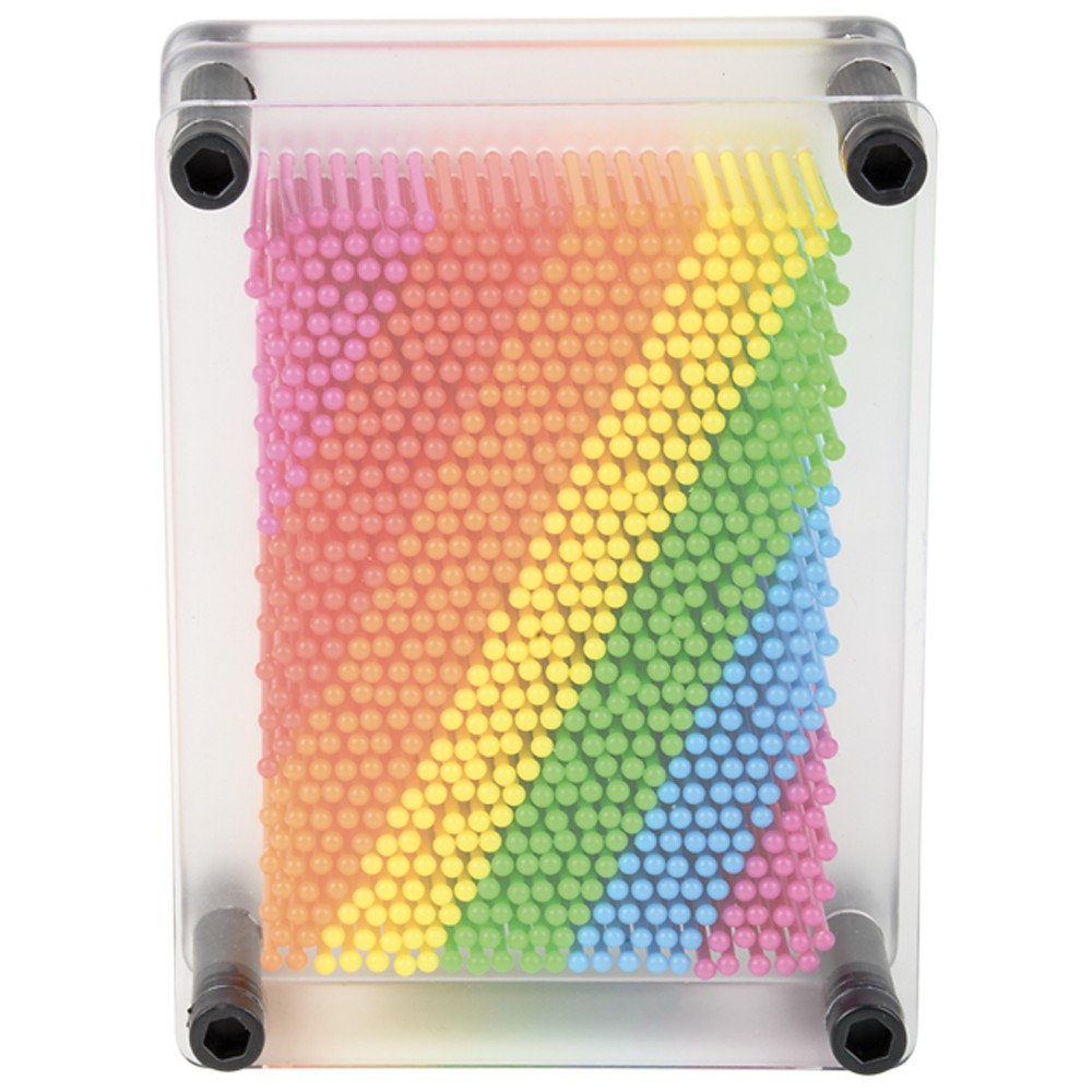 Rainbow Pin Art Toy 5" x 3.75"