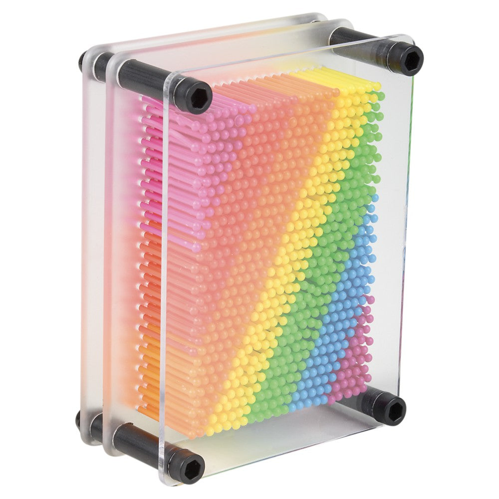 Rainbow Pin Art Toy 5" x 3.75"