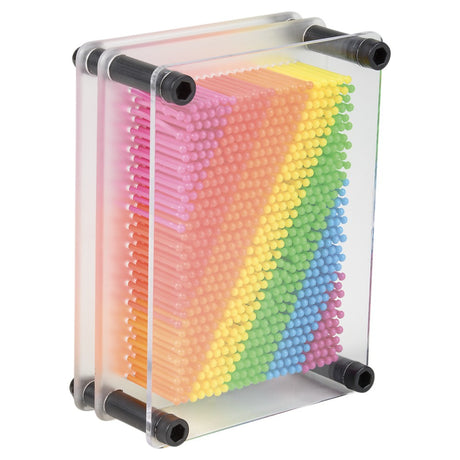Rainbow Pin Art Toy 5" x 3.75"