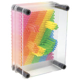Rainbow Pin Art Toy 5" x 3.75"