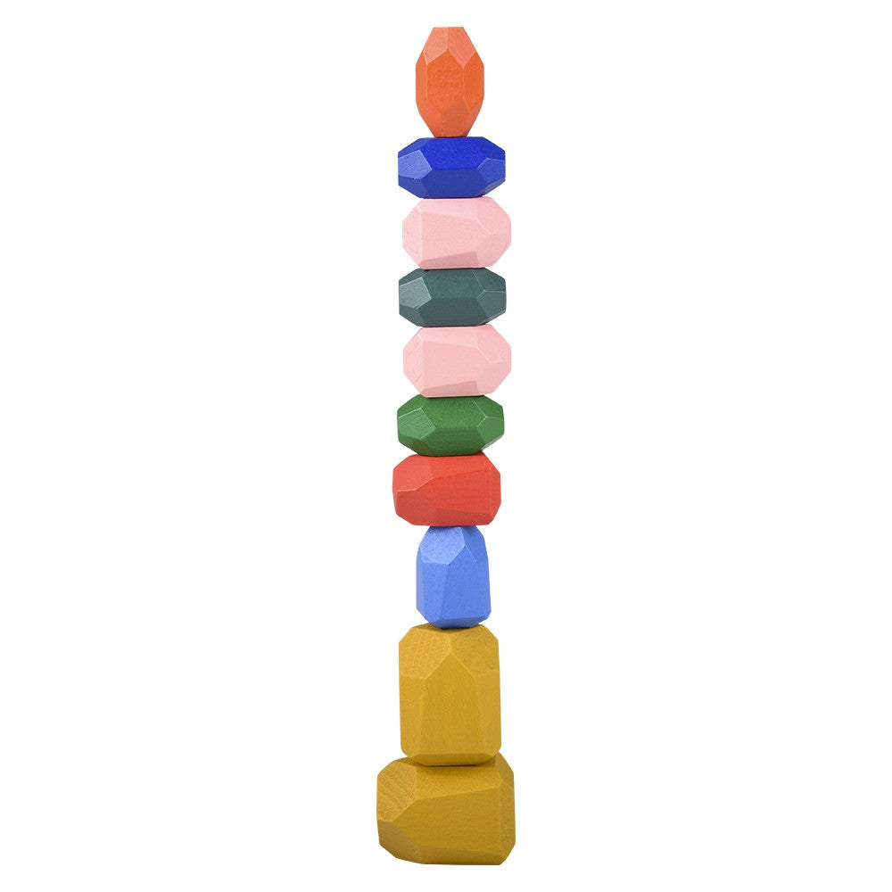 Wooden Balancing Stones Set