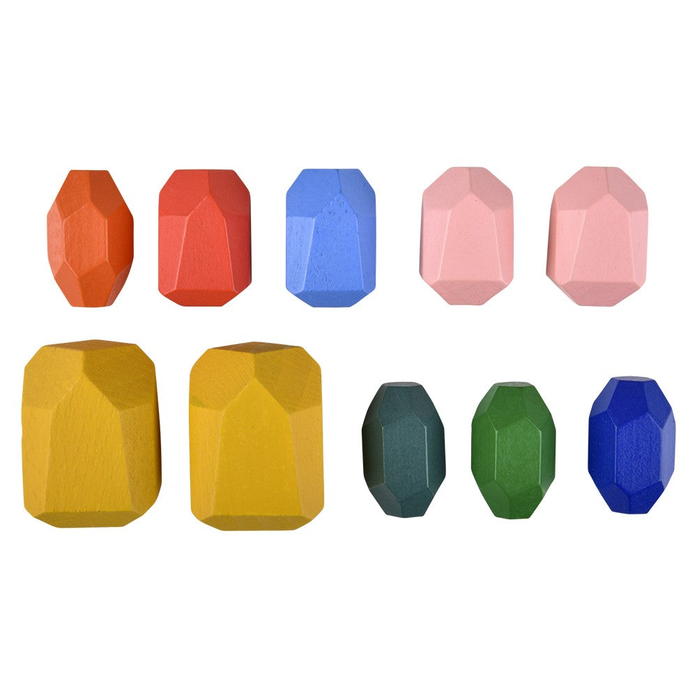 Wooden Balancing Stones Set