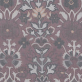 Mauve/Black/Peach/Cream/Chocol Paisley Print