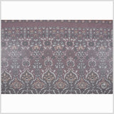 Mauve/Black/Peach/Cream/Chocol Paisley Print