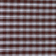 Chocolate Plaid Shantung/ Dupioni