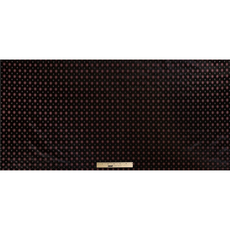 Famous Designer Black and Red Laminated Woven