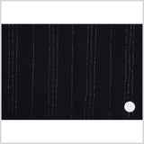 Black Beaded Double-Layer Rayon Gauze