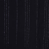 Black Beaded Double-Layer Rayon Gauze
