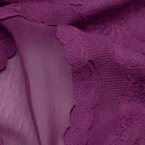 Carolina Herrera Amethyst Floral Burnout Jacquard