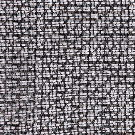 Black Abstract Delicate Silk Lace