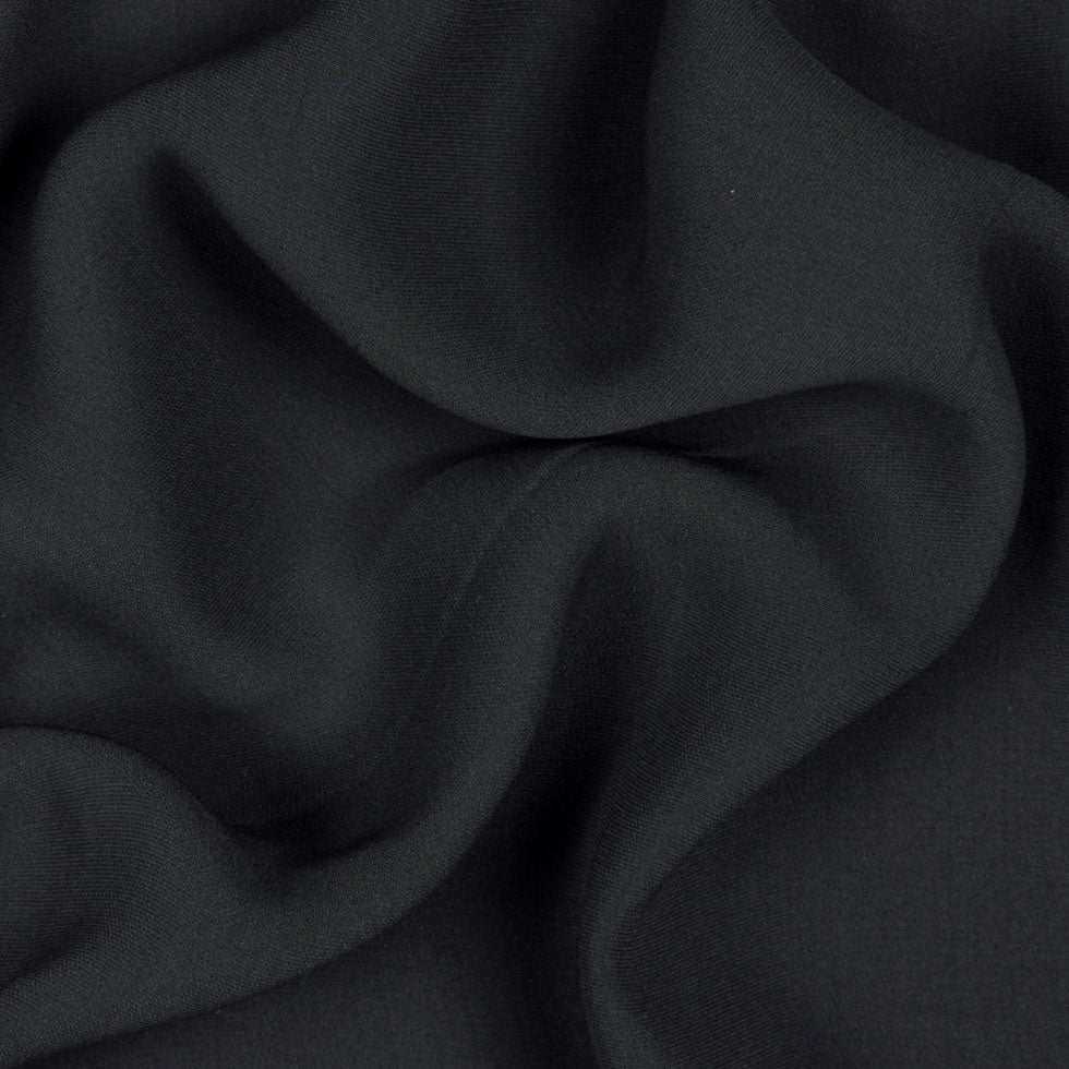 Calvin Klein Gray High-Twist Silk Georgette