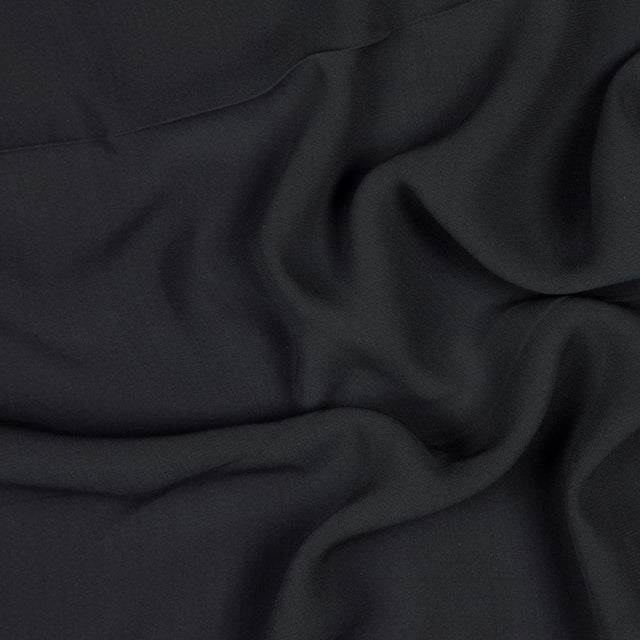 Calvin Klein Gray High-Twist Silk Georgette