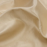Cream Stiff Silk Satin with Metal Threads