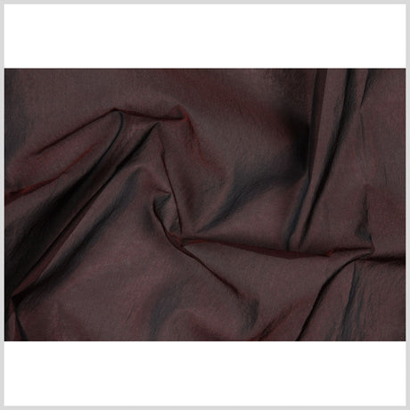 Brick/Black Solid Organza