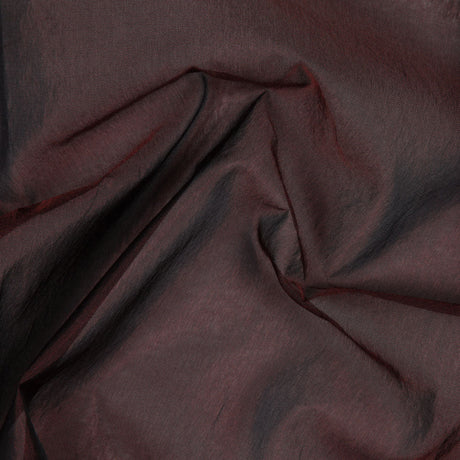 Brick/Black Solid Organza