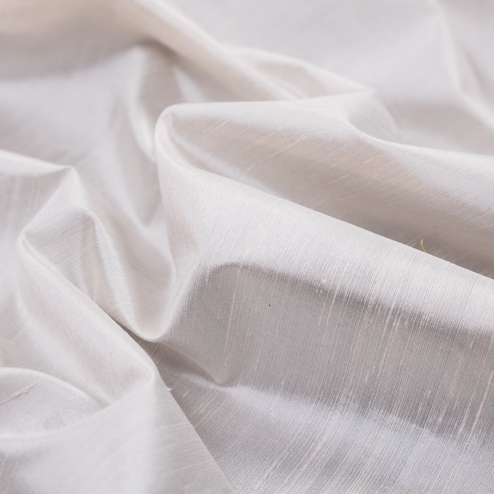 Pink Tint Crisp Silk Shantung