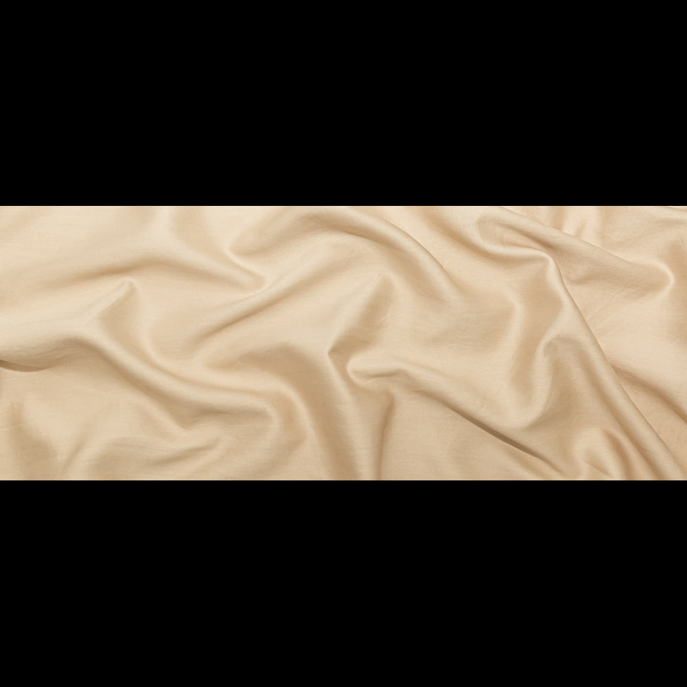Warm Beige Silk and Wool Woven