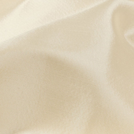 Cream Satin-Faced Silk and Wool Blended Woven